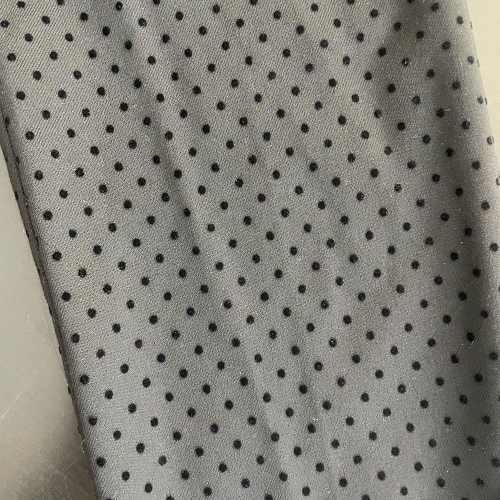 LOFT Black Polka Dot Trousers - Petite - Picture 4 of 5